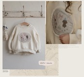 韓国子供服 / 26winter / puella FLO / リティトレーナー / キッズ / 冬服 *90~140*