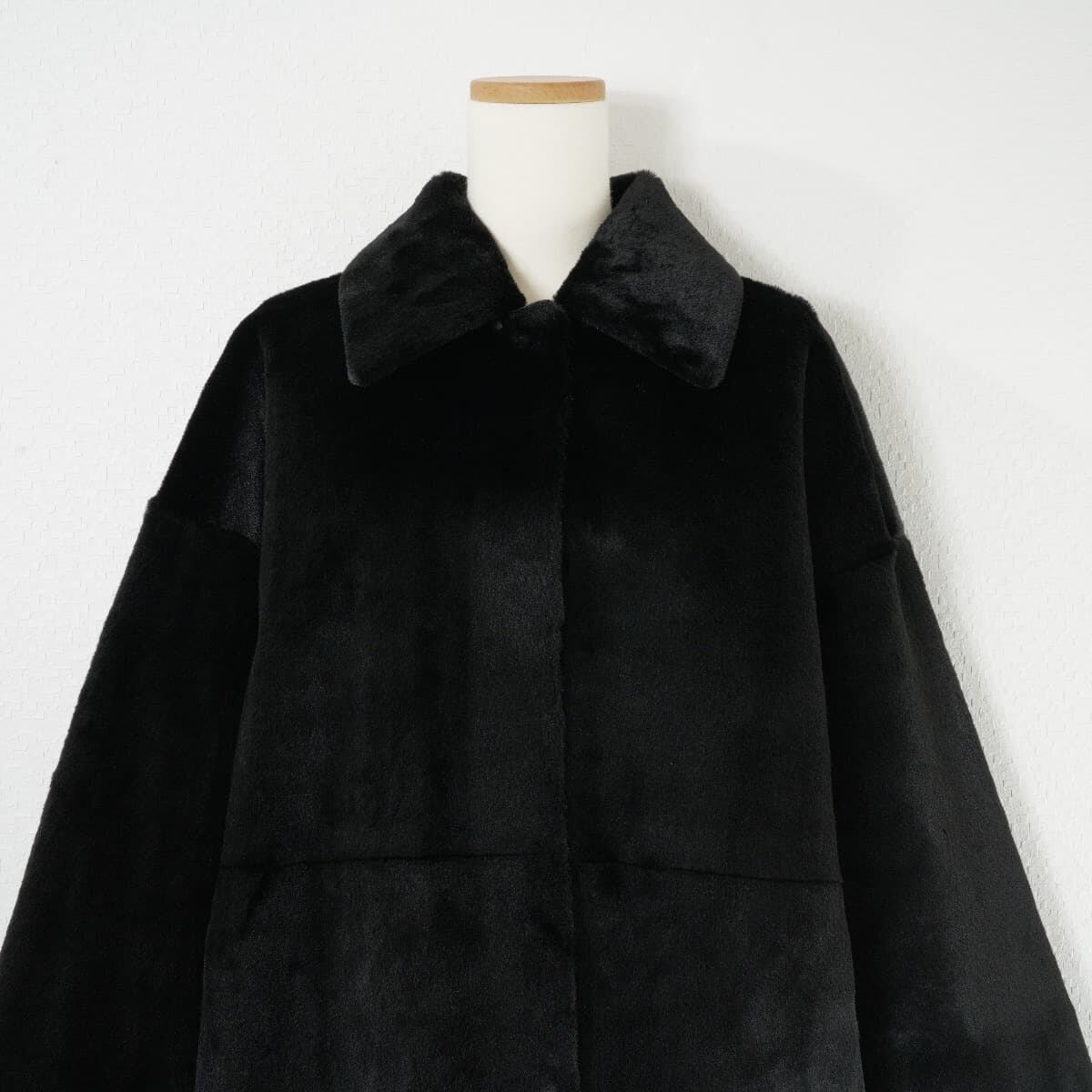 未使用 AMERI アメリ MANY WAY FAKE BOA COAT メニーウェイフェイク