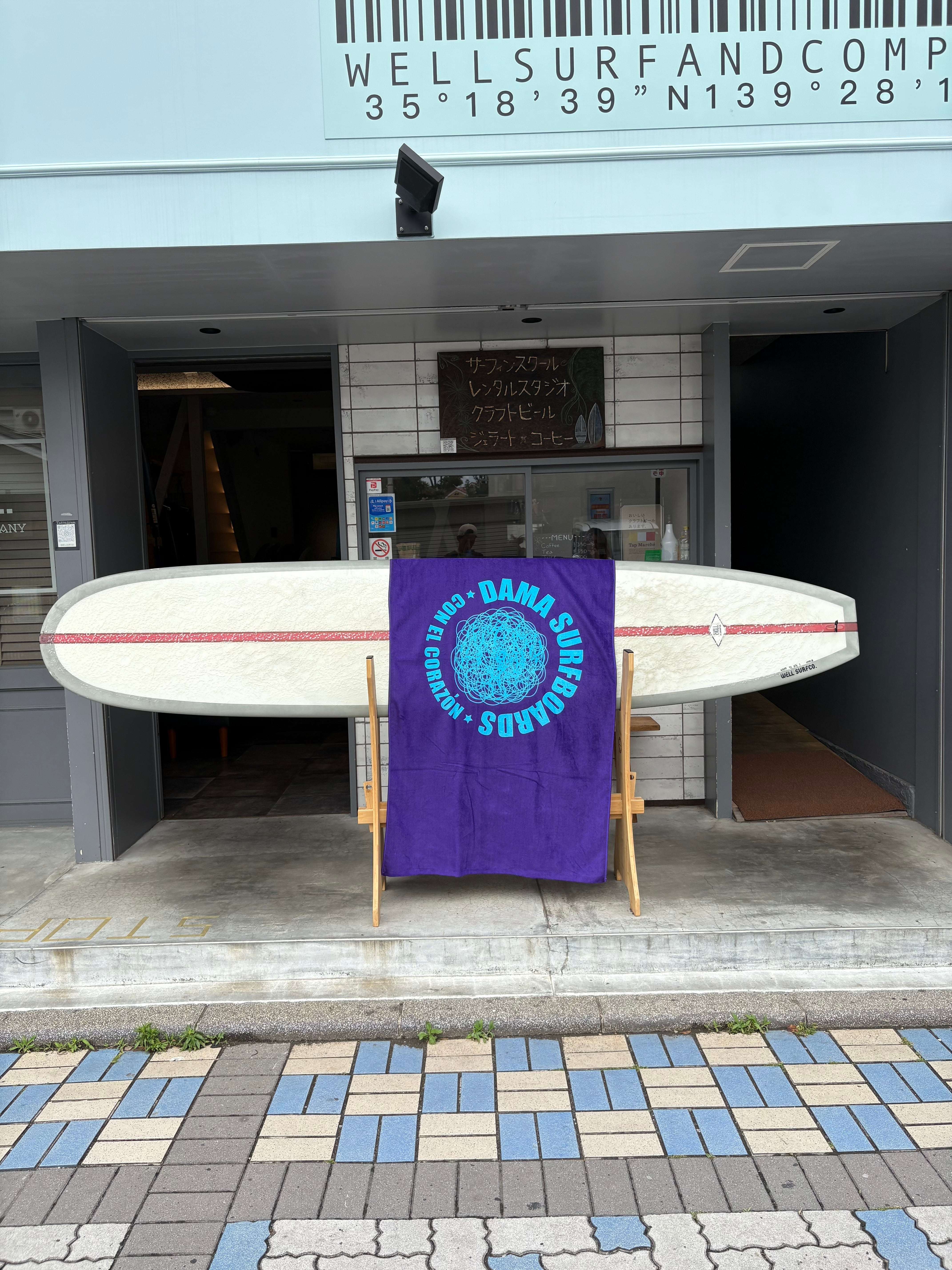 DAMA SURFBOARDS 大判タオル | WELLSURF