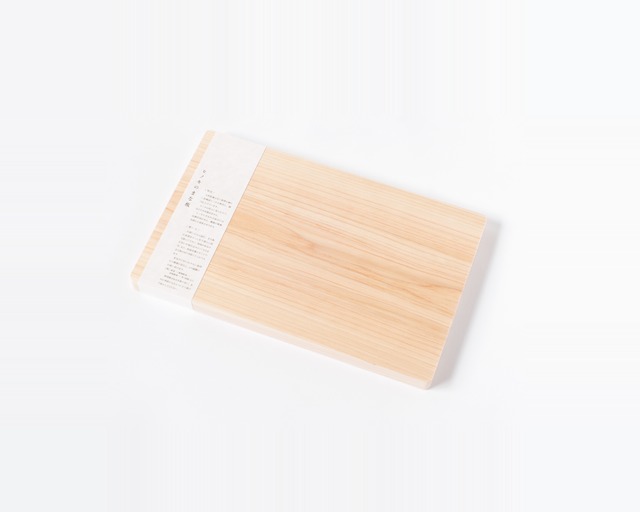 ヒノキのまな板　Ｌ 320×200×20㍉