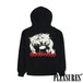 【PLEASURES/プレジャーズ】GRIN HOODIE パーカー / BLACK / HOL25-13831