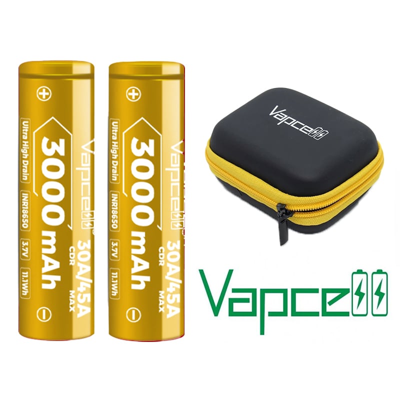F38 Vapcell 18650 3800mAh 2pcs | Pure Vapor Japan