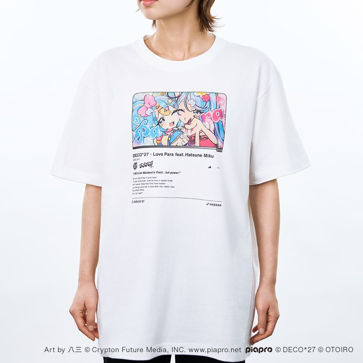 ラブパラ】サムネイルTシャツ / ホワイト | OTOIRO ONLINE STORE