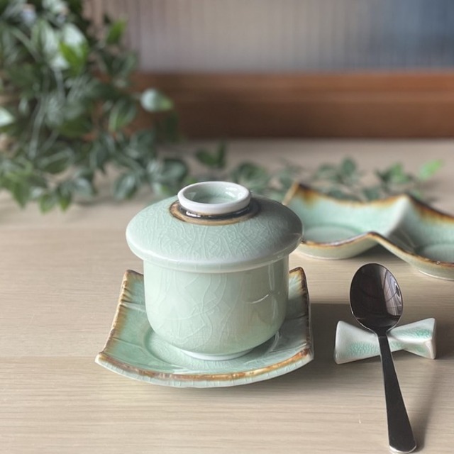 日本製　窯元直送　茶碗蒸し・大 【おうちカフェ　おうちごはん】3点