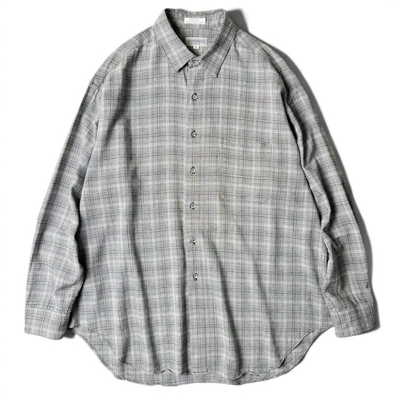 COMME des GARCONS HOMME 田中オム 格子柄開襟シャツ COMME des GARCONS HOMME 90's 田中オム でかボタン 開襟シャツ | PAY ID