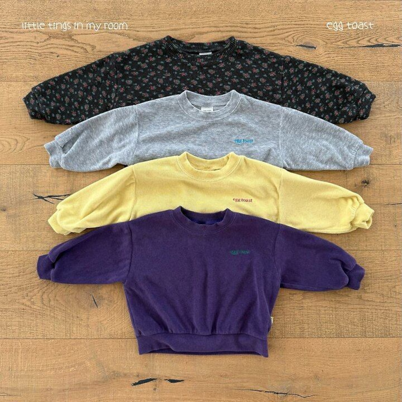 【取寄】EGG TOAST |エッグスウェットMTM|秋服|韓国子供服|26/AT