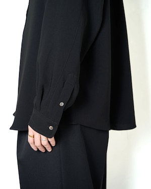 ROTOL "Fluid Wide Shirt 〔BLACK〕"