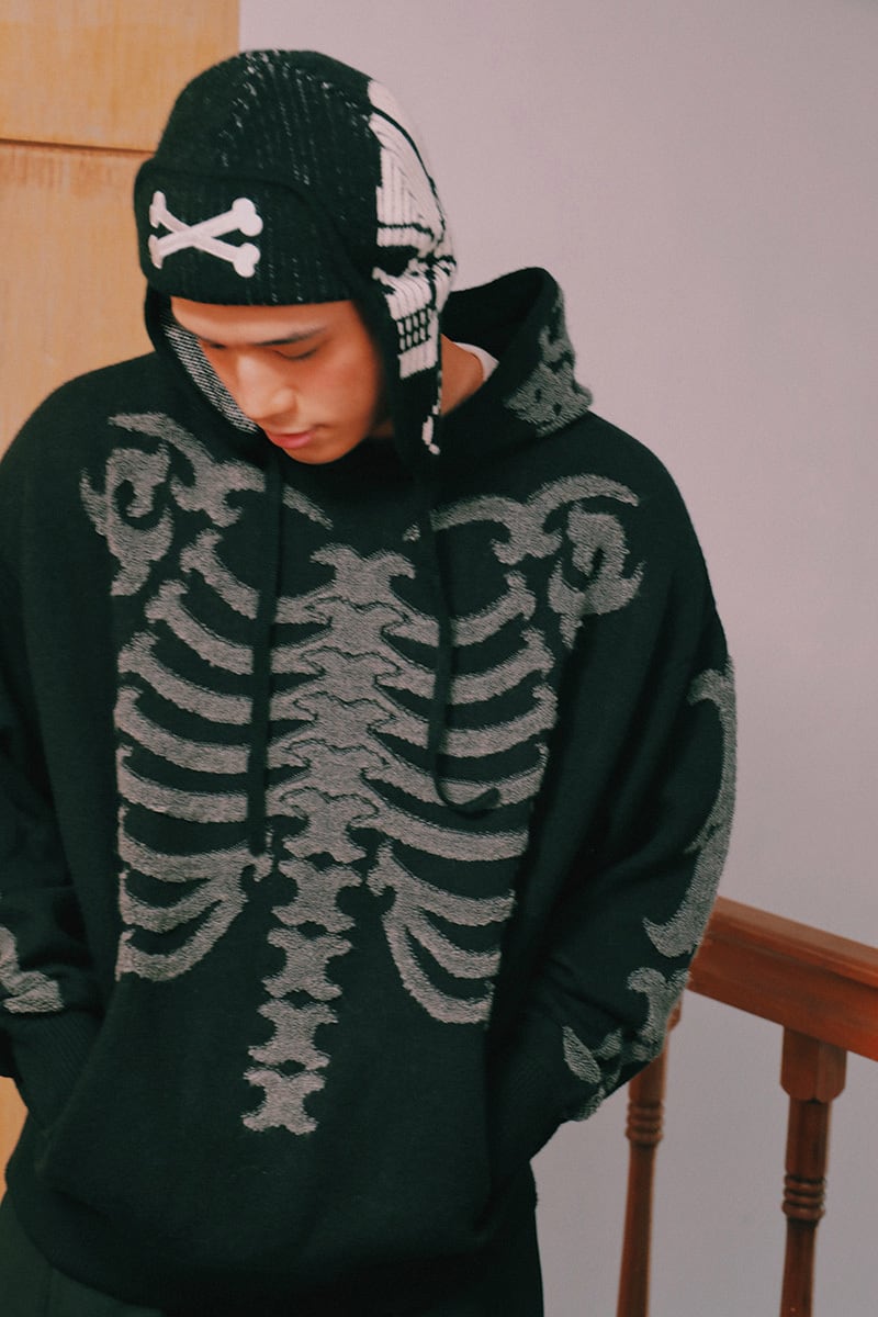 D3C] スカルパーカー 黒 | 8bit.t.d