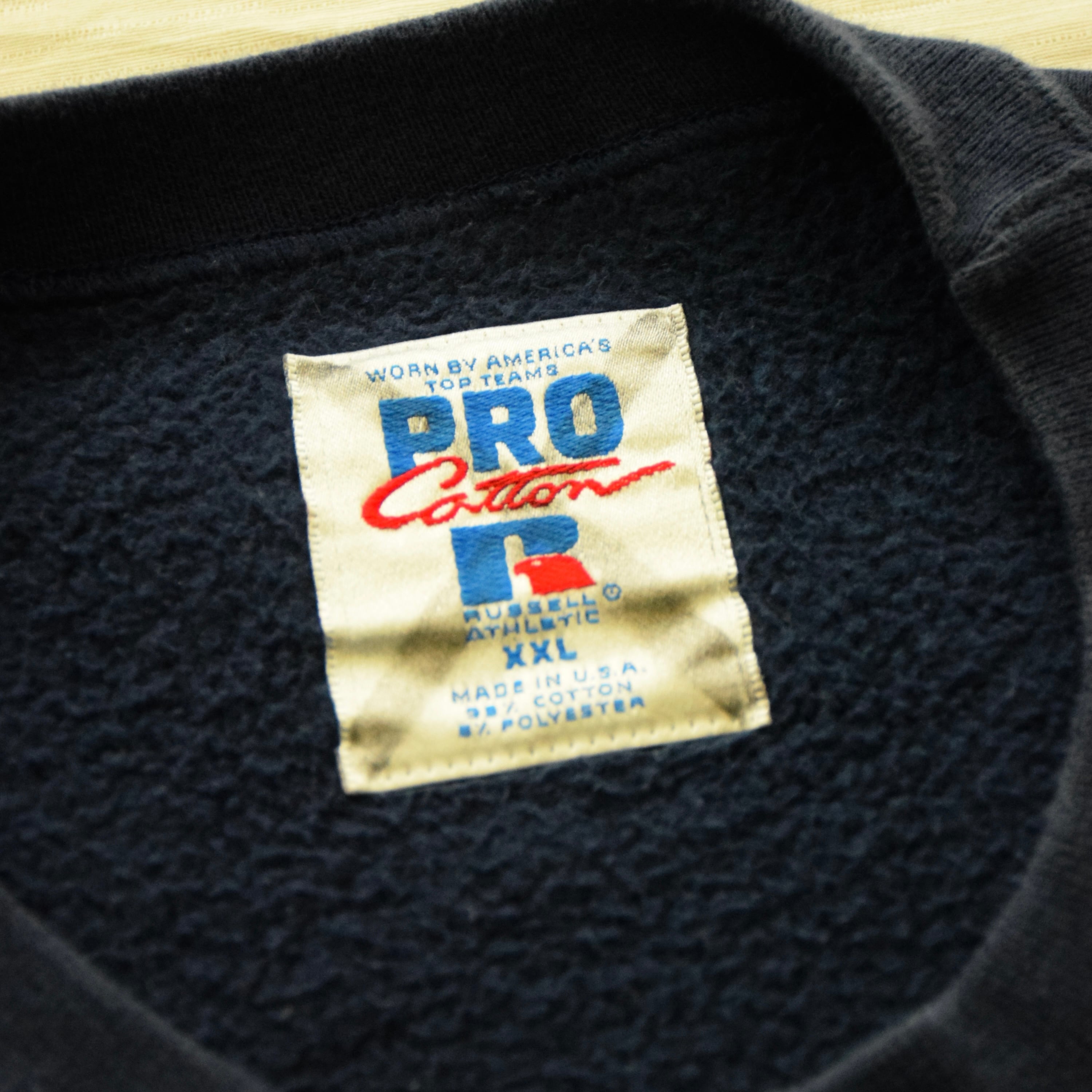 90's USA製 RUSSELL ATHLETIC 無地スウェット リバースタイプ 無地 2