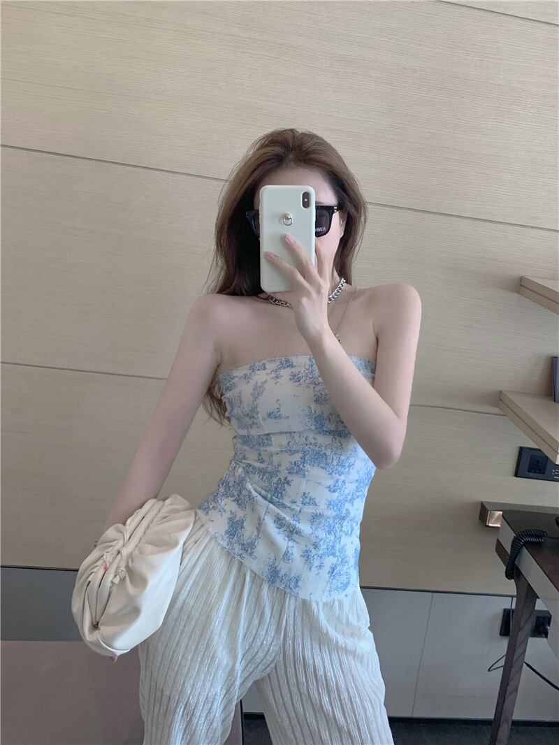 フローラルトップス サマーショートバックコート 夏物 花柄 ブラックストロベリース94906288772