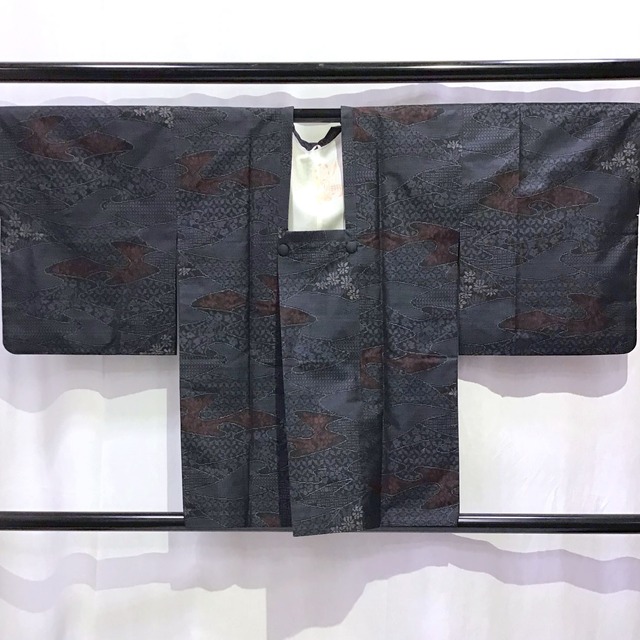 着物・道行コート・黒地・No.200701-1969・梱包サイズ60