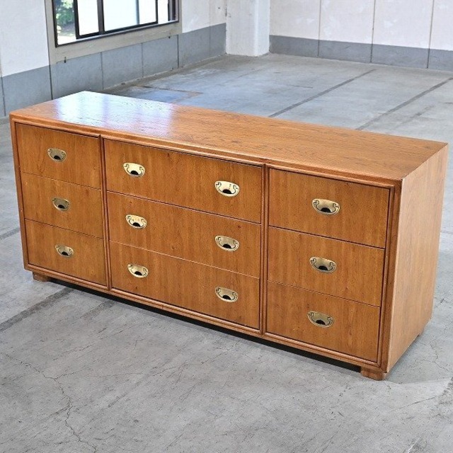 アメリカ DREXEL HERITAGE「PASSAGE」サイドボード オーク材 ハリウッド・リージェンシー様式 リビング ドレクセルヘリテイジ パッセージ