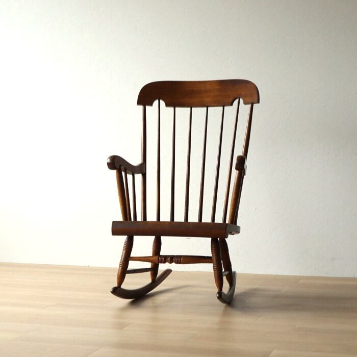アンティーク 無垢材 背付きベンチ 古家具 無塗装 長椅子 木製 | RENOKA