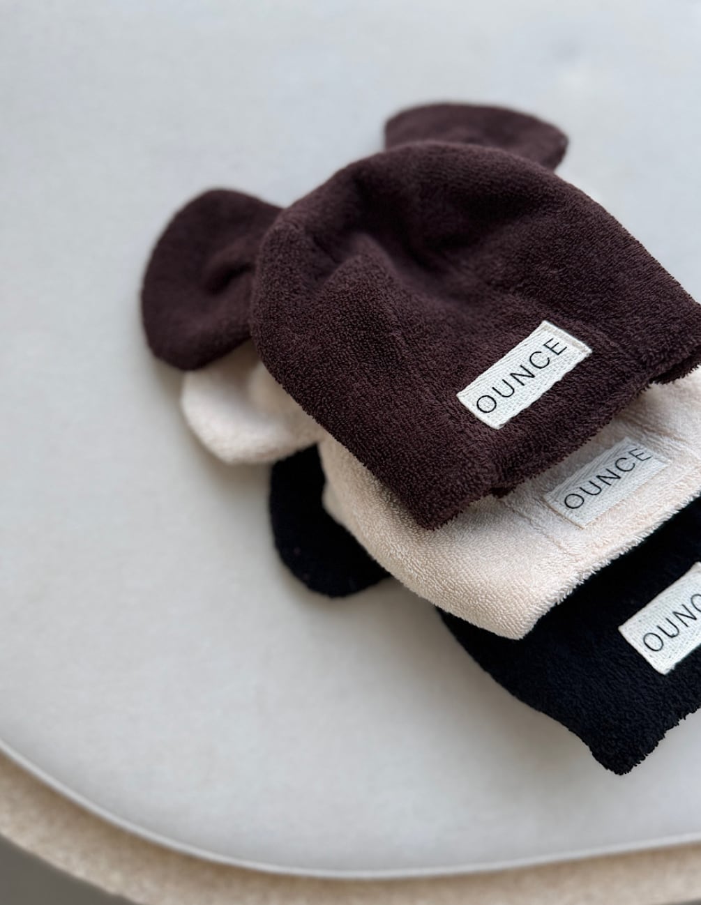 予約【ounce】Terry Bear Hat (3color)