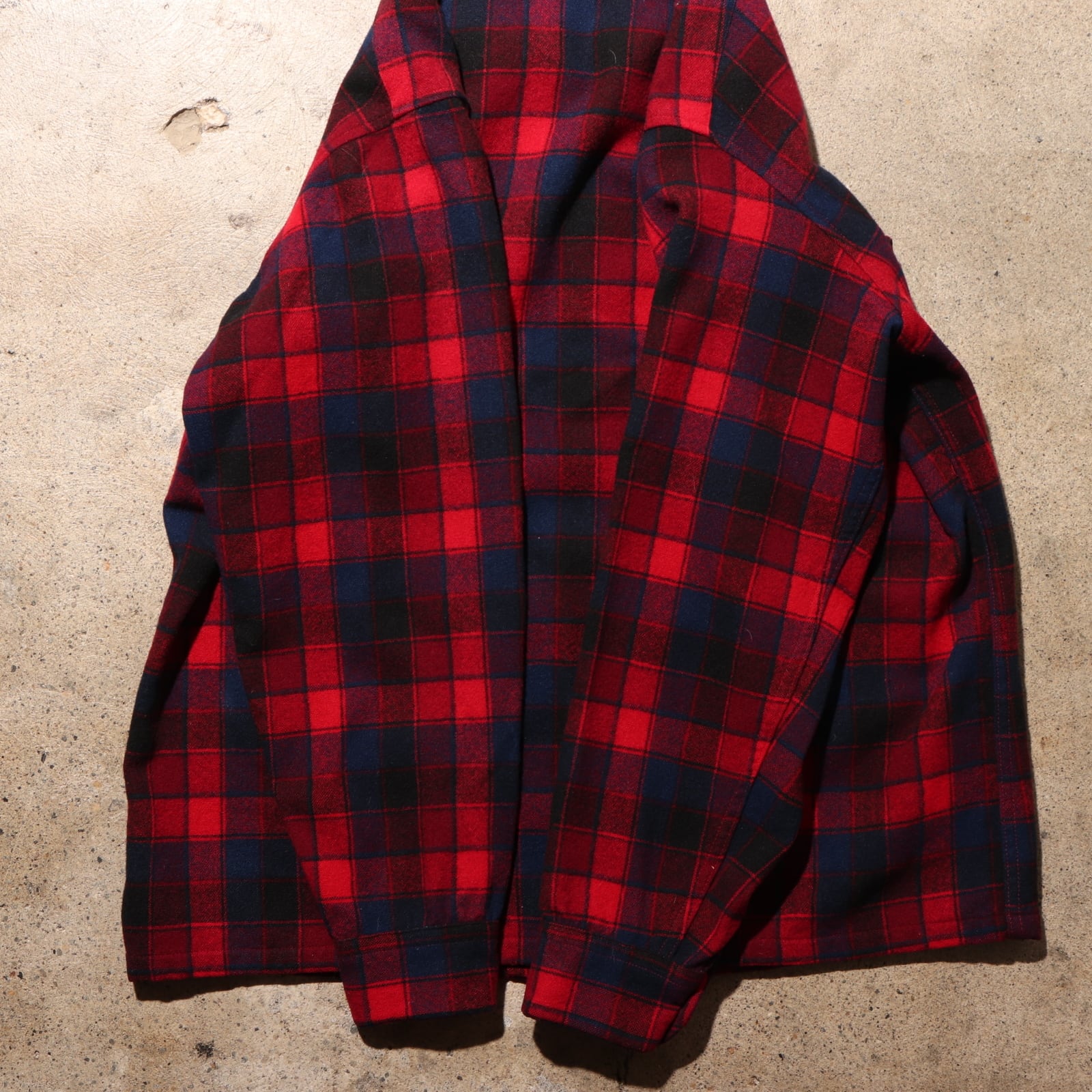 極美品 L 70s Pendleton ボードシャツ ペンドルトン チェック 赤 | ENCOUNT