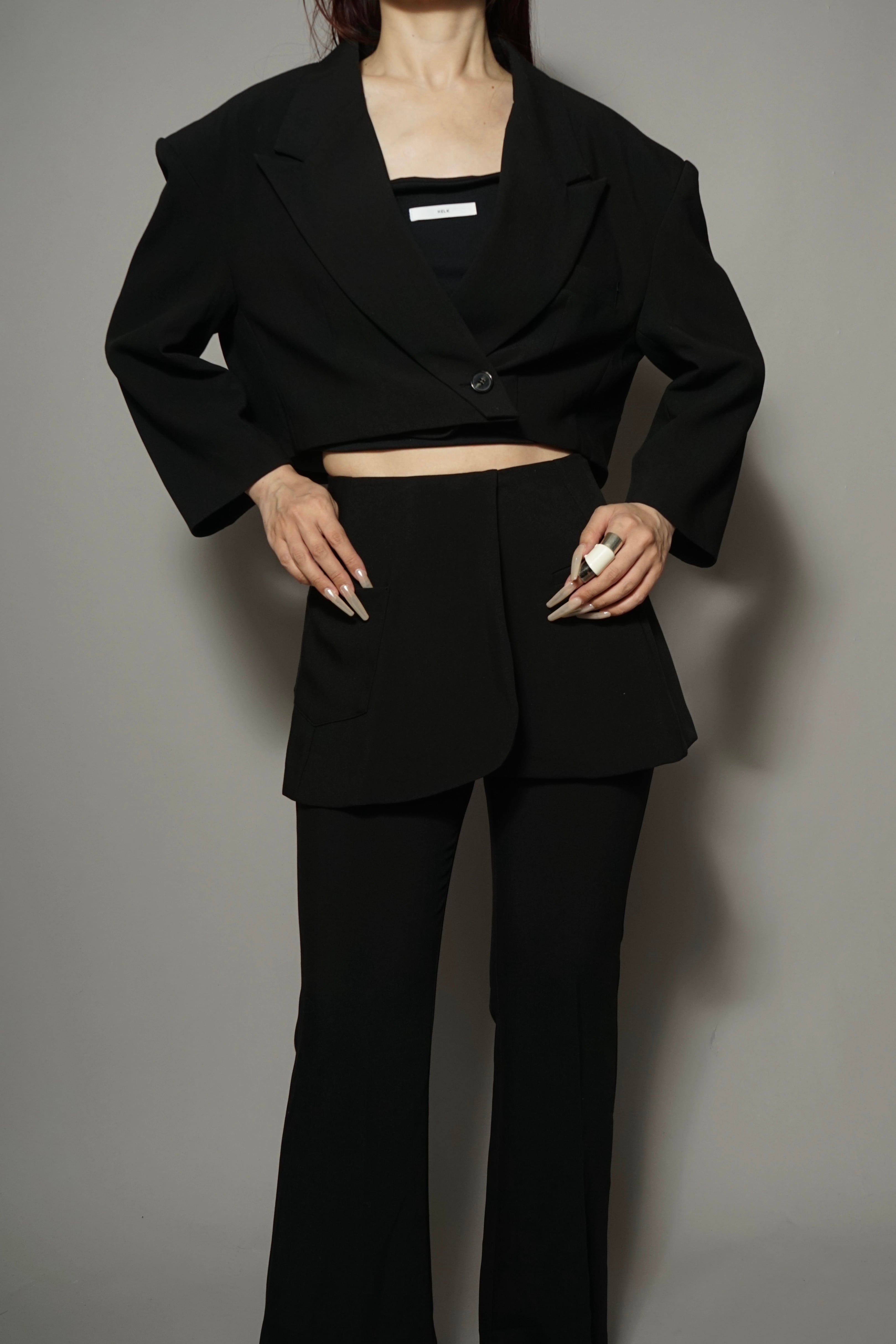 HELK 2WAY TIE JACKET (BLACK)