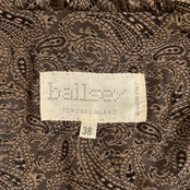 イタリア製 BALLSEY ボールジー トゥモローランド フード付き 本革 レザー ワーク ハンティング ジャケット 38 /ブラウン系