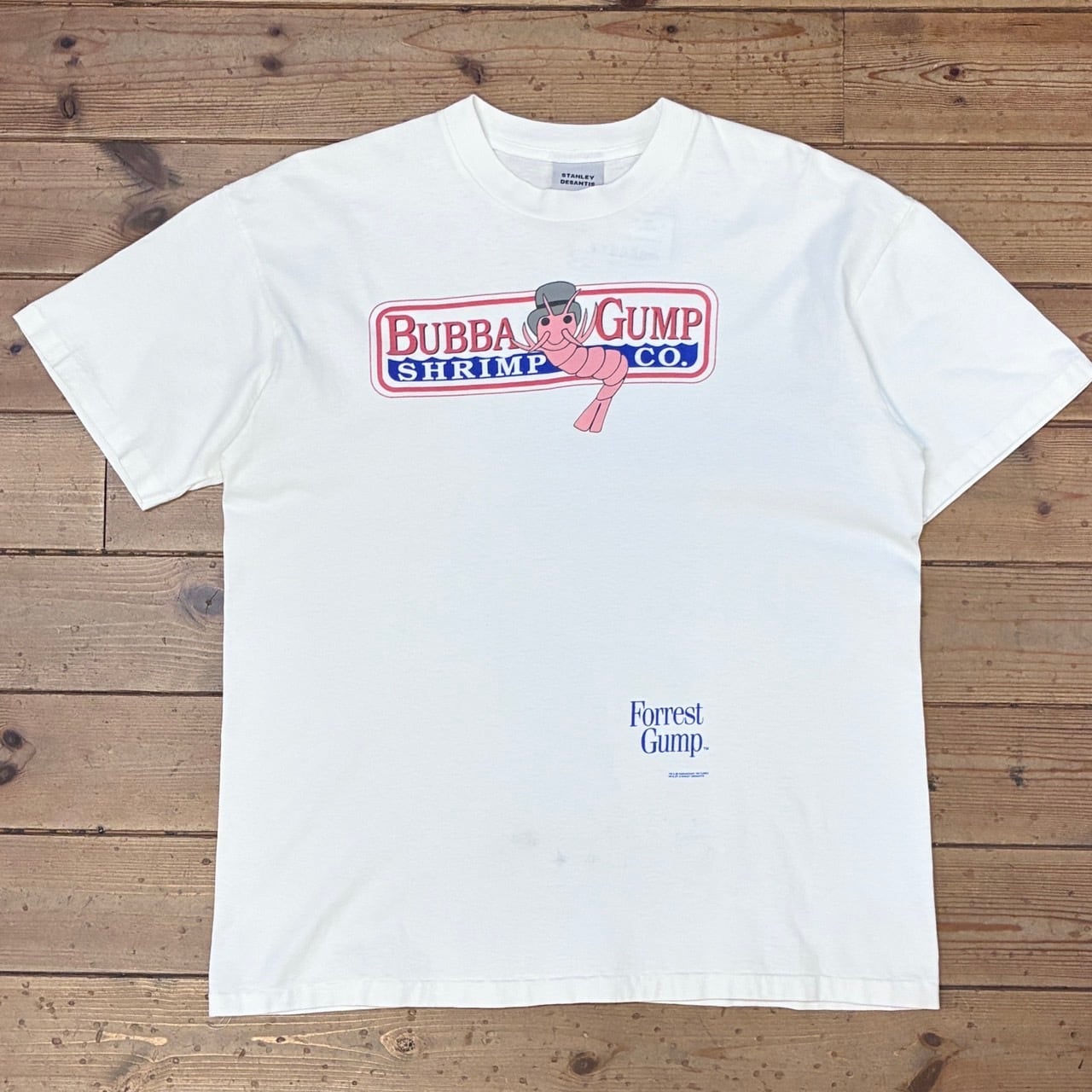 90's Forrest Gump “BUBBA GUMP SHRIMP” Tシャツ | 古着屋NEVERMIND