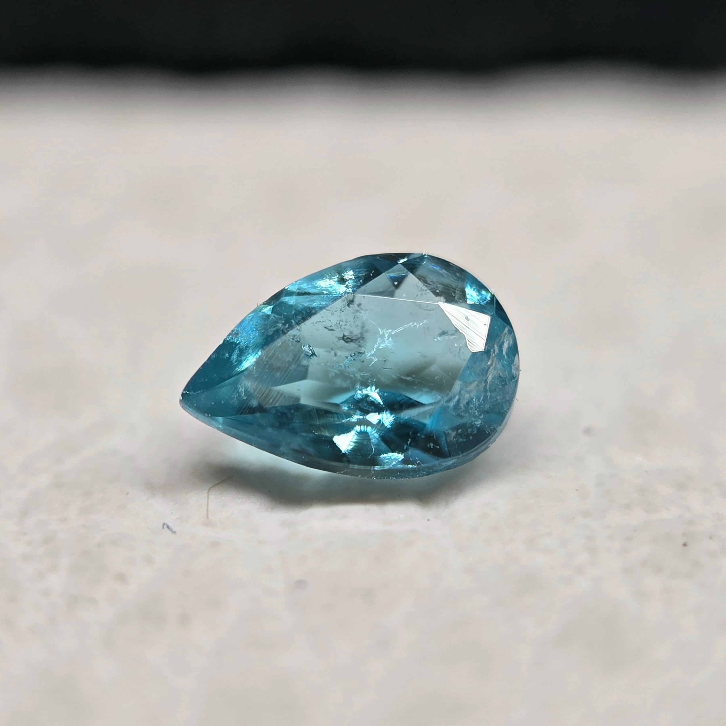 SALE! アクアカラー ★ トルマリンルース1.3ct&原石セット (T1) 浅草石フリマ(千円均一) アクアマリン 原石とルースのセット ルース
