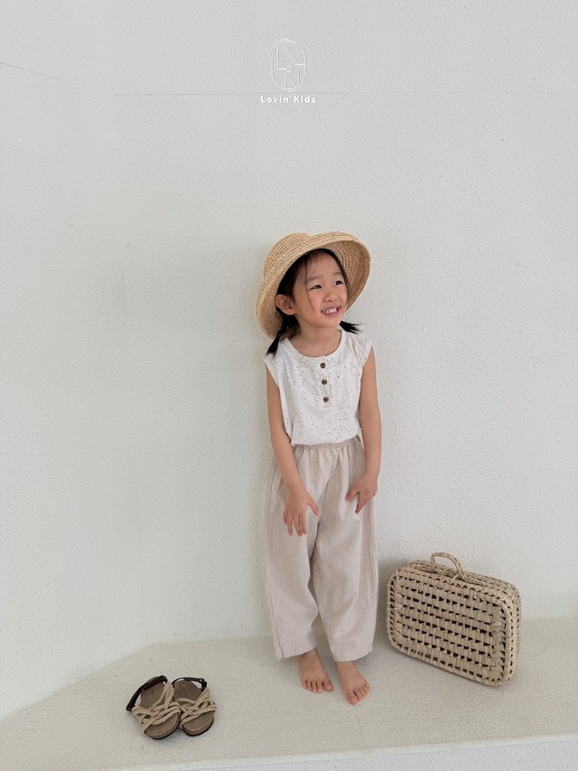 [ Lovin Kids ] cozy linen pants