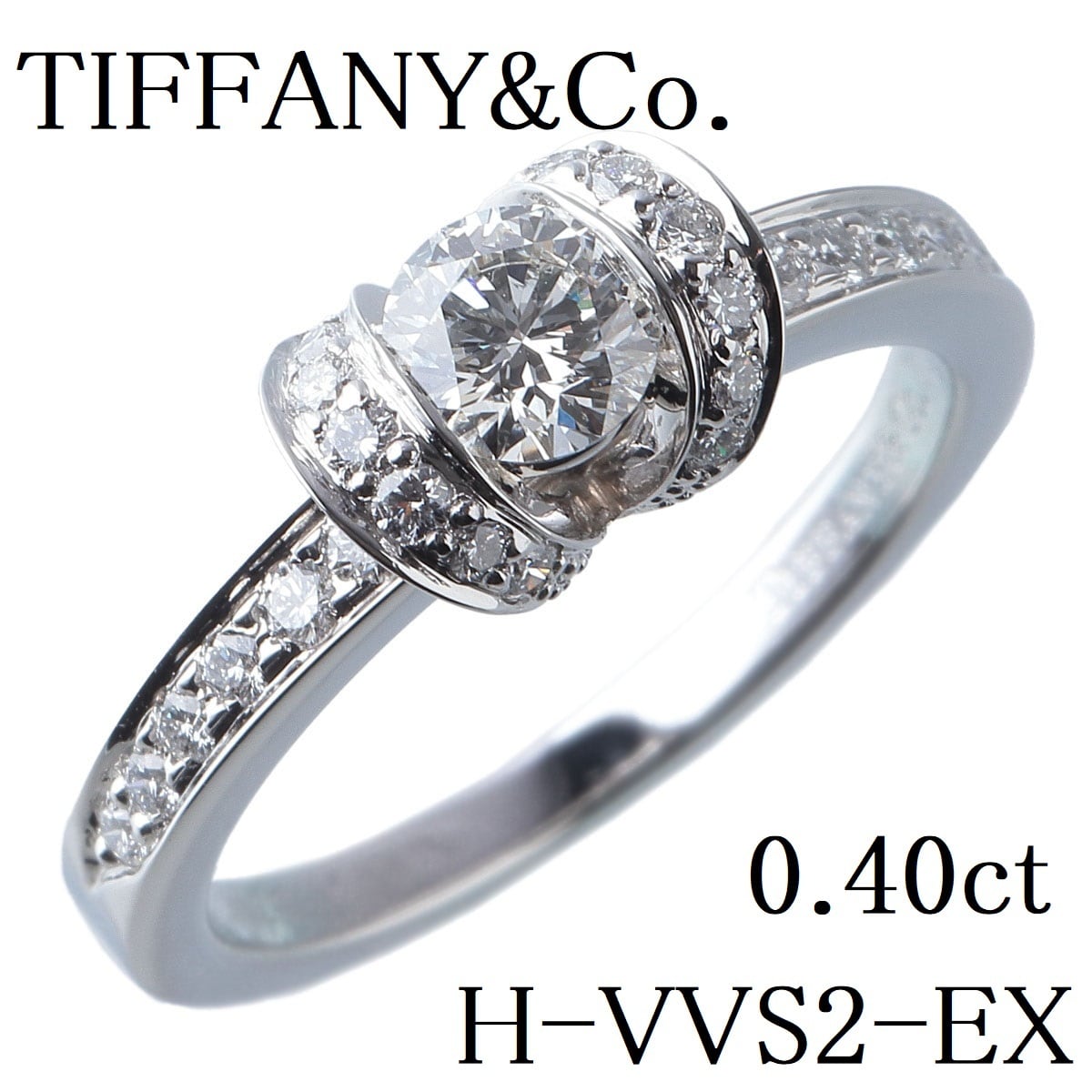 TIFFANY ティファニーPT950 ソリティア リング