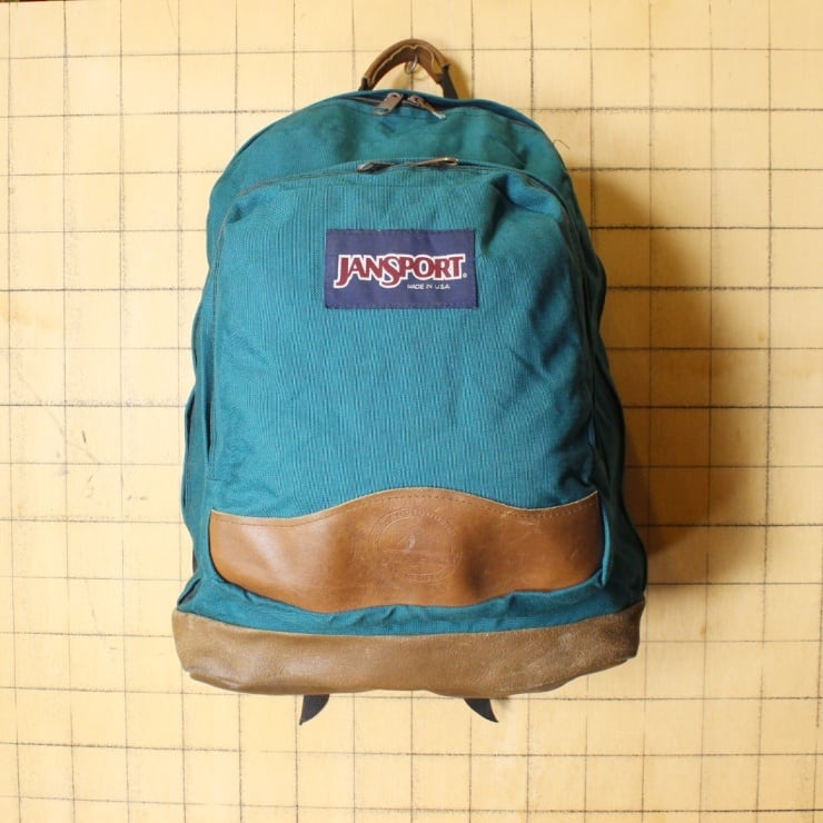 80s 90s USA製 JANSPORT ジャンスポーツ リュックサック グリーン