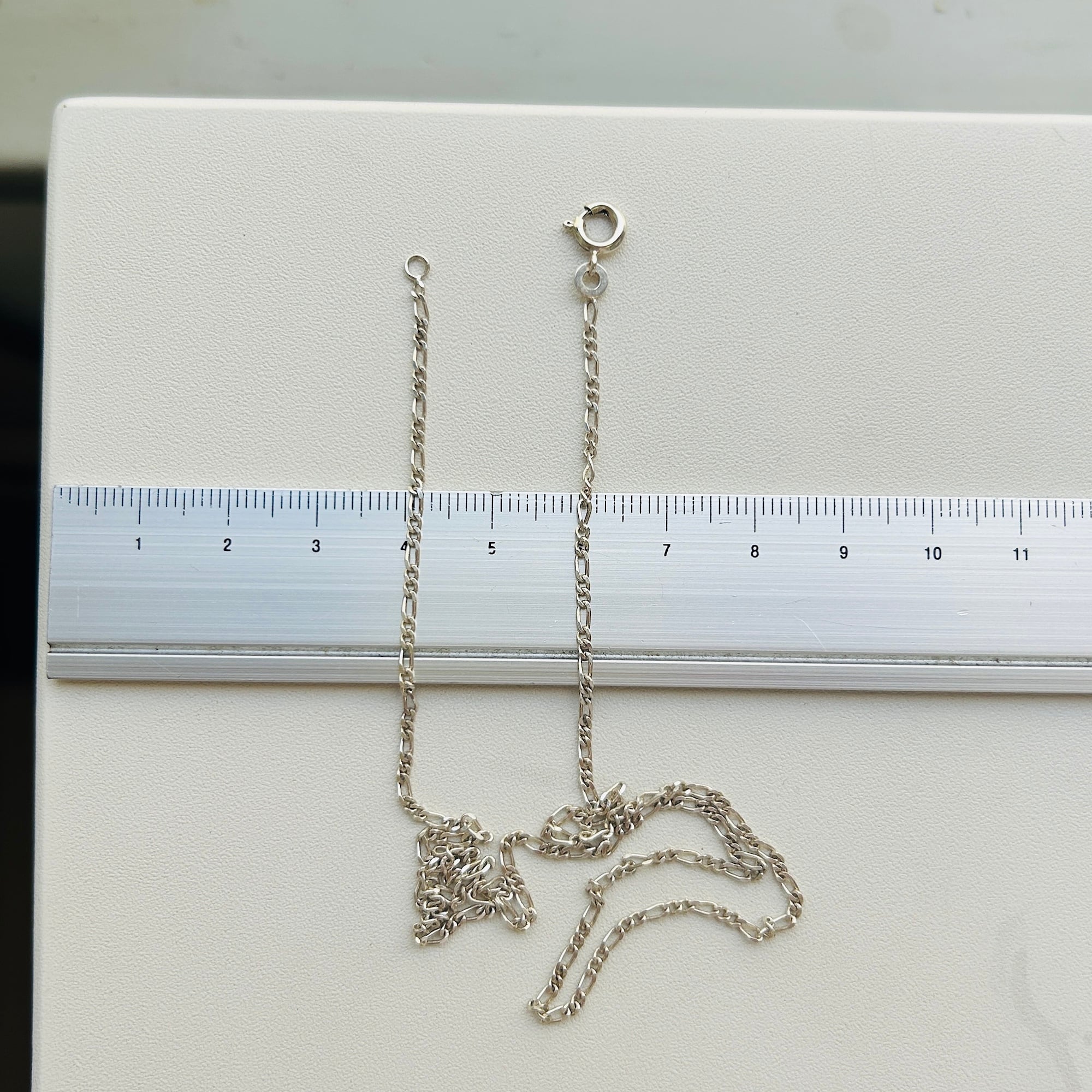 フランスシルバー925 フィガロチェーン（45cm） | Milo Antiques & Vintage