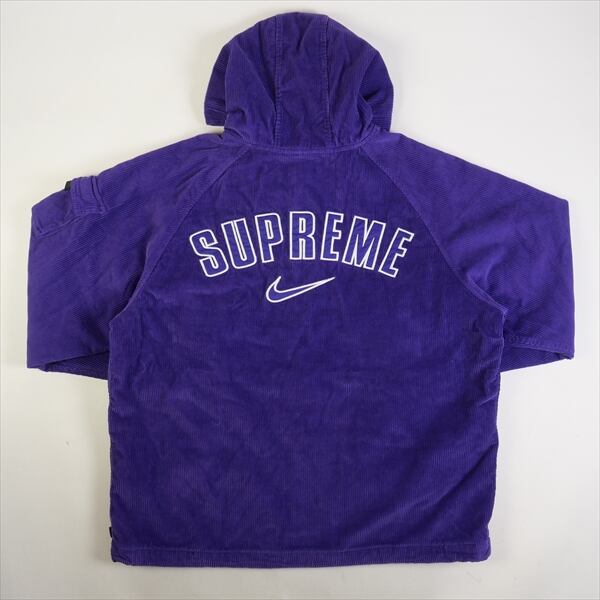 Supreme Nike Corduroy Hooded Jacket 紫 XL