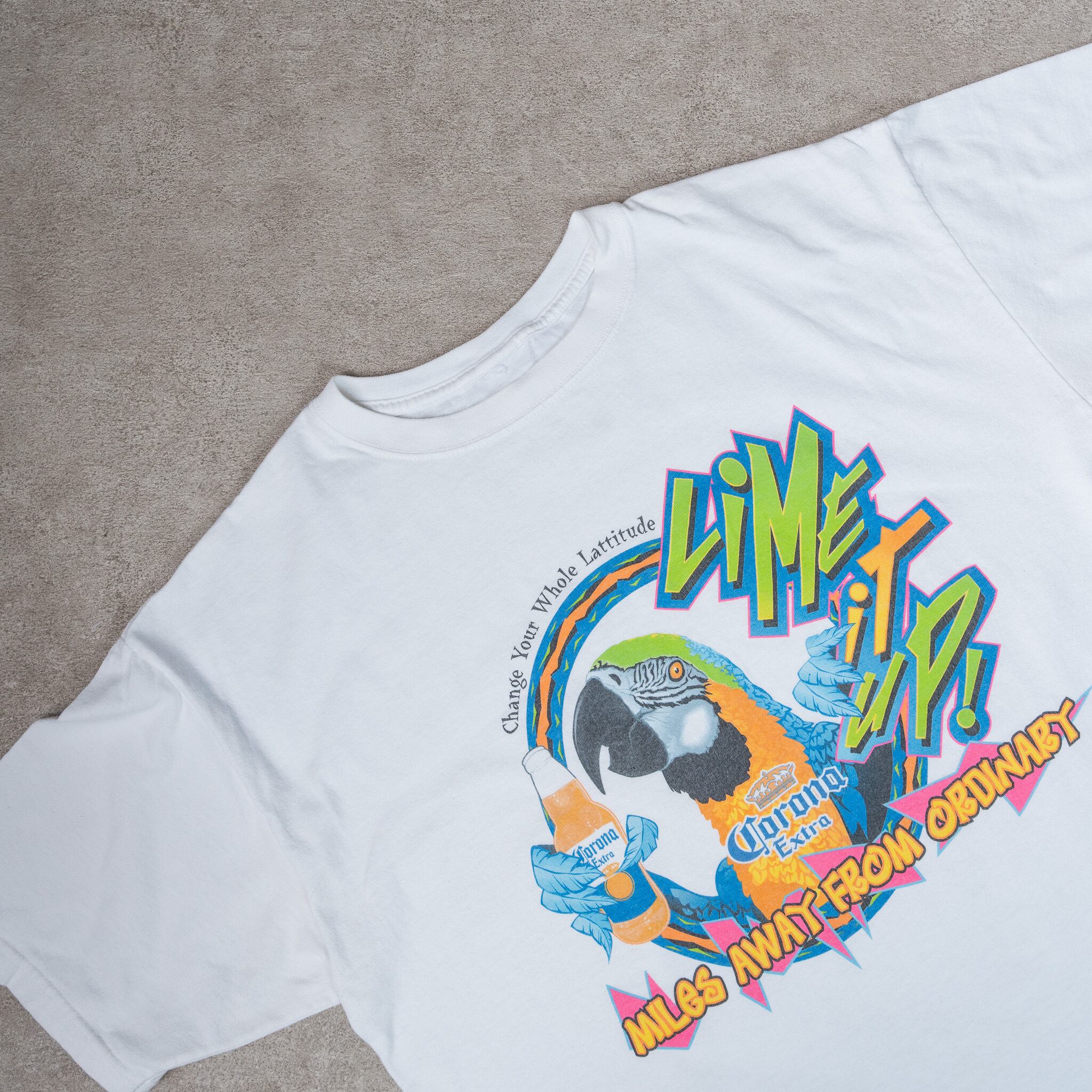 ANVIL】00's Corona Print T-Shirt 