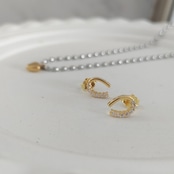 Horseshoe Zircon Pierce