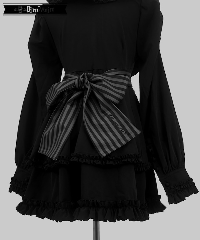 【受注予約商品】絶メイドワンピース【Black&Stripe】