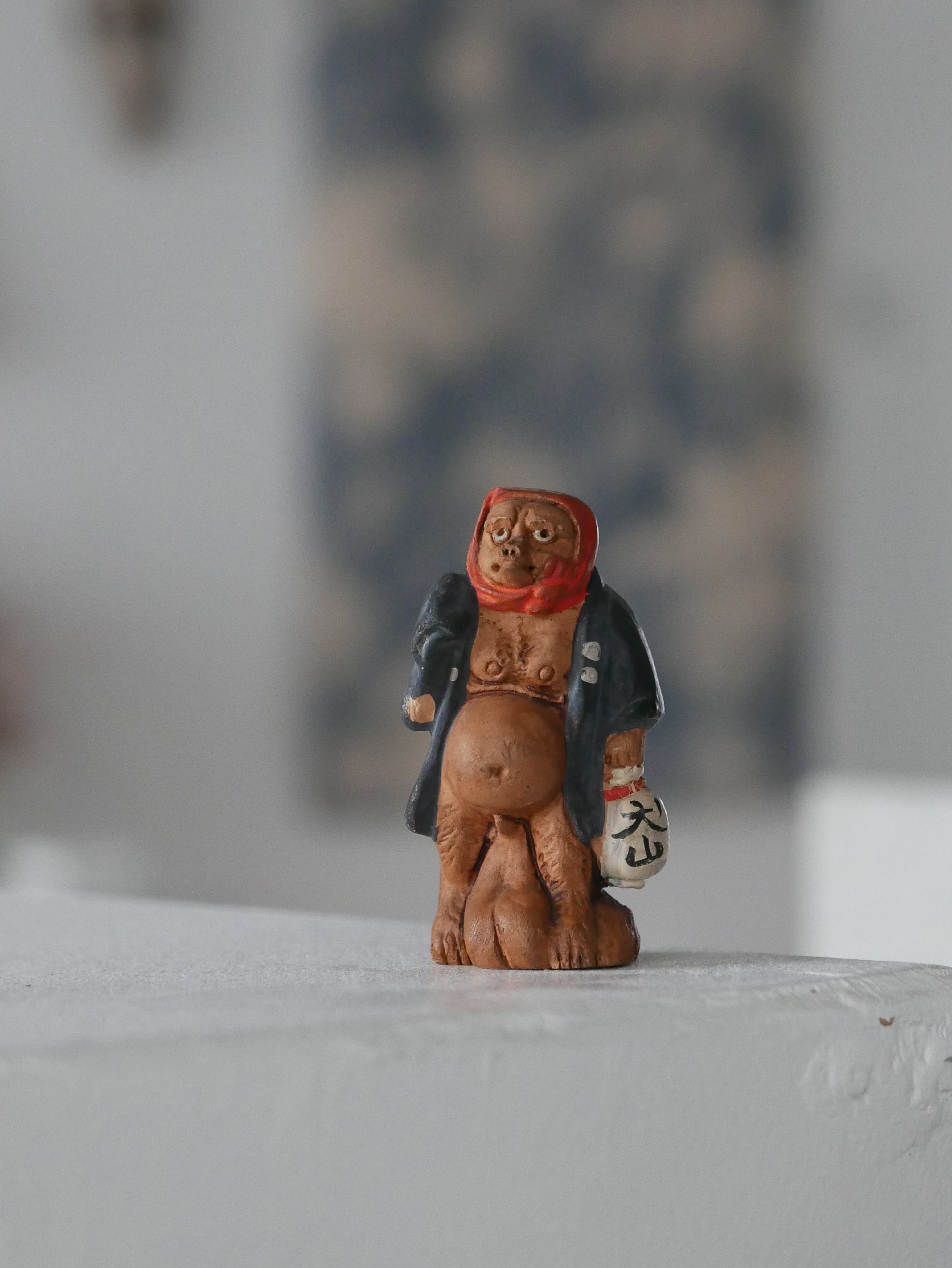 tanuki object , small , inuyama