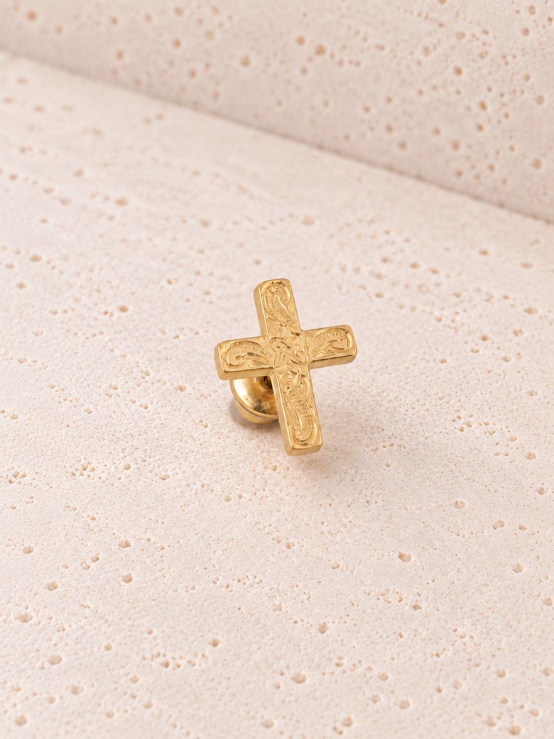 316L hawaiian cross pierce（ 片耳用 ）#p06 | rani