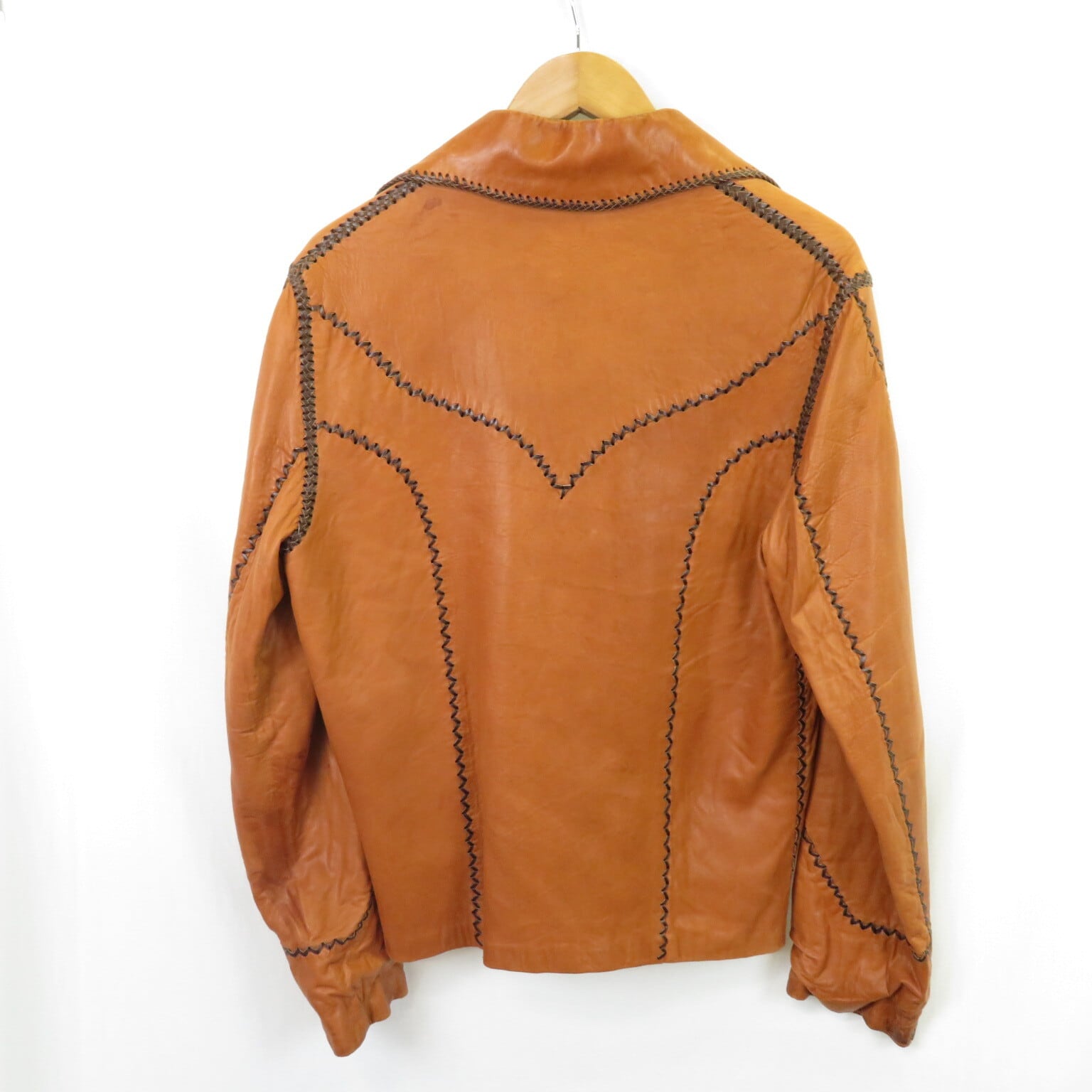 70s North Beach Leather ウエスタン レザークラフト ジャケット sizeM