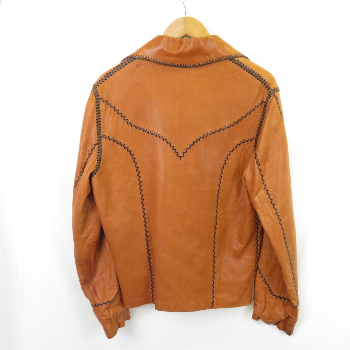 70s North Beach Leather ウエスタン レザークラフト ジャケット sizeM 