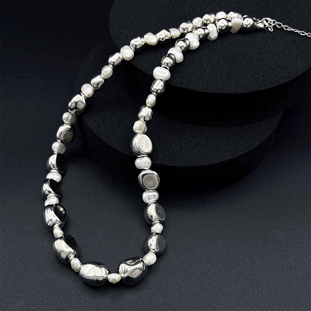 銀製品 パール アクセサリー まとめSILVER刻印他　ジャンク　約84g イレギュラー シルバー パール ネックレス / irregular.silver pearl