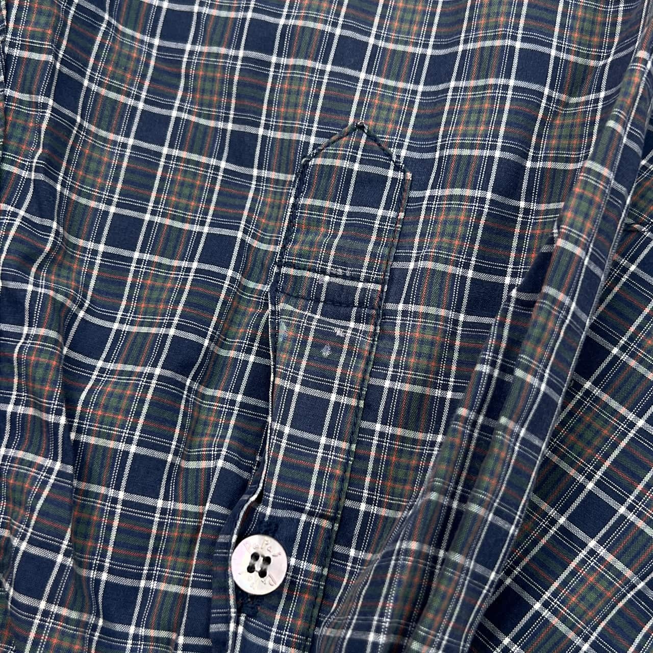 Papas パパス チェック 長袖シャツ M/マルチ メンズ