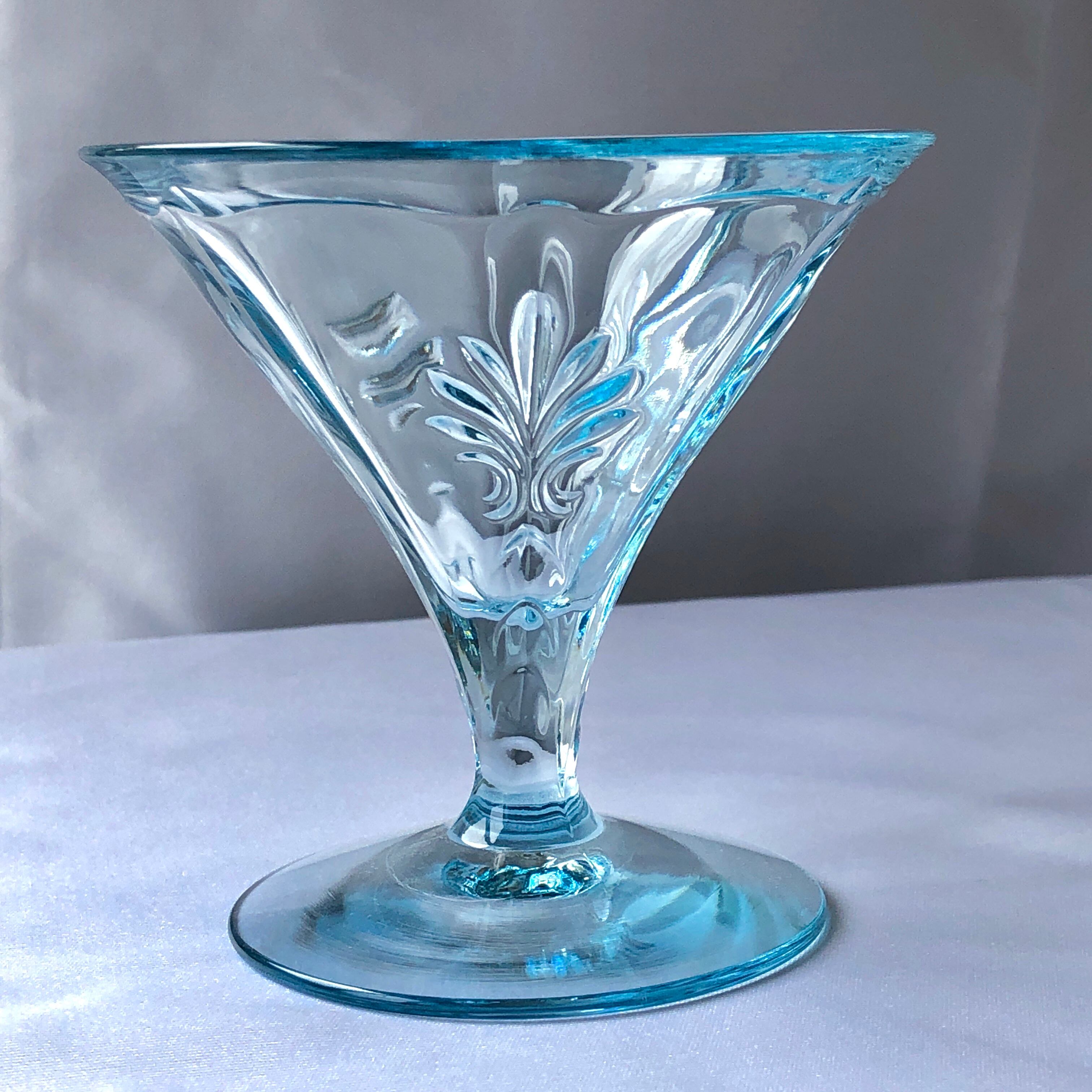 美品 フォストリア シャーベットグラス ベルサイユ トパーズ