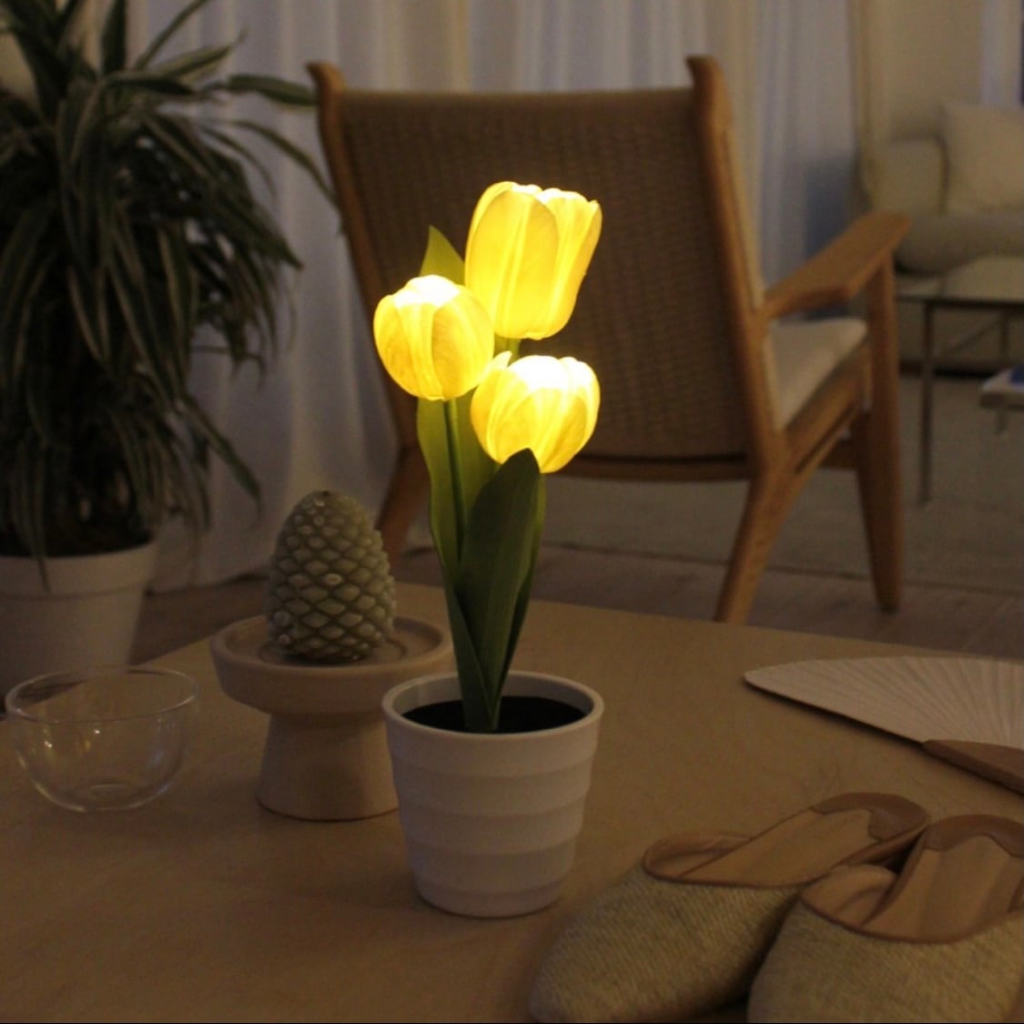 tulip pot LED light 3colors / チューリップ フラワー ライト ルーム