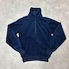 70s Lee ハーフジップ ベロア ハイネックシャツ ネイビー