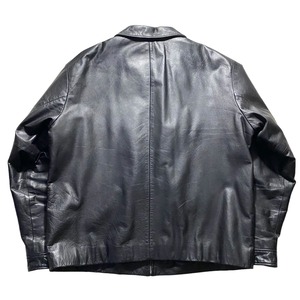 vintage 1990’s “OLD GAP” black leather drizzler jacket
