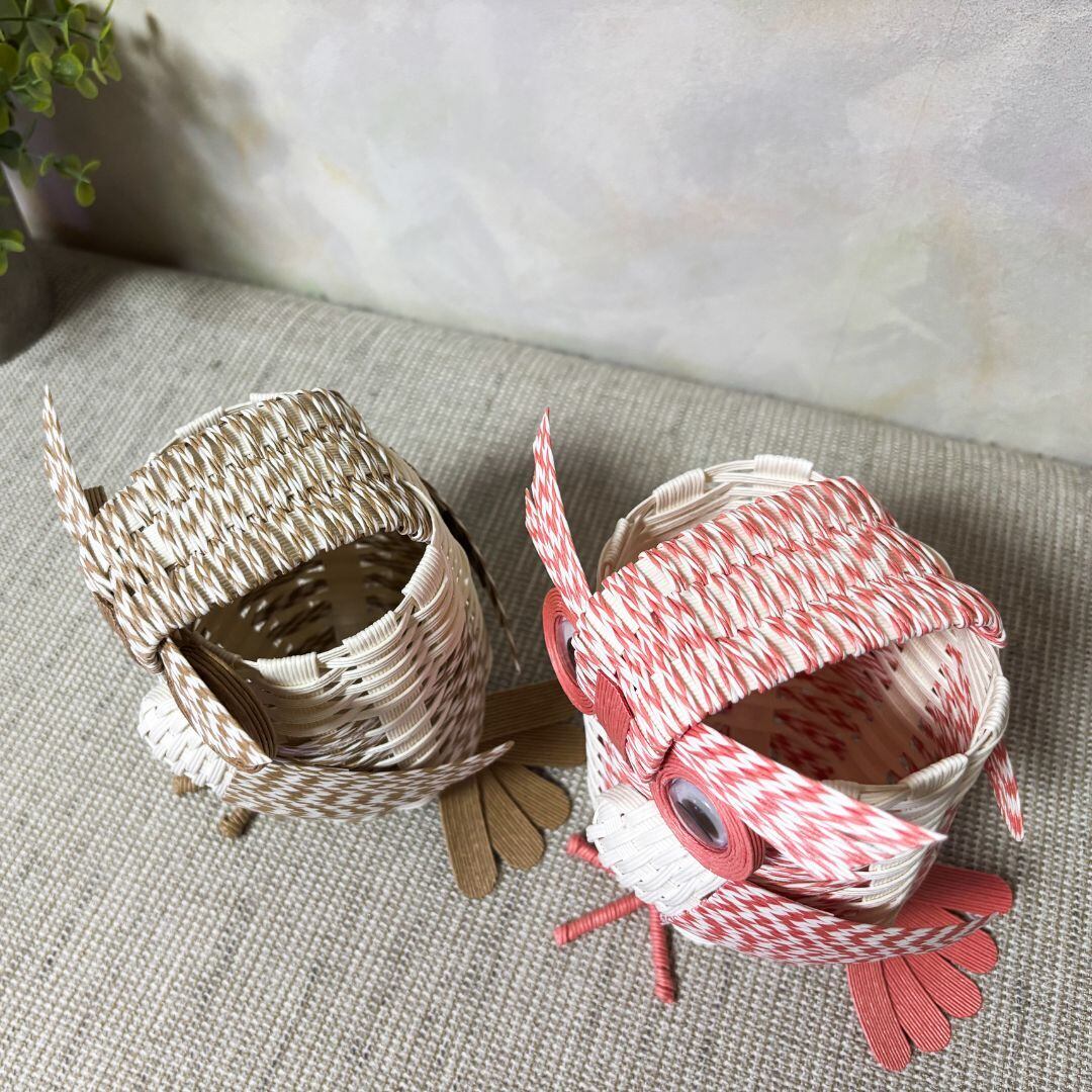 材料付き！】横向きフクロウさん小物入れ | くらふと日和＊レシピshop