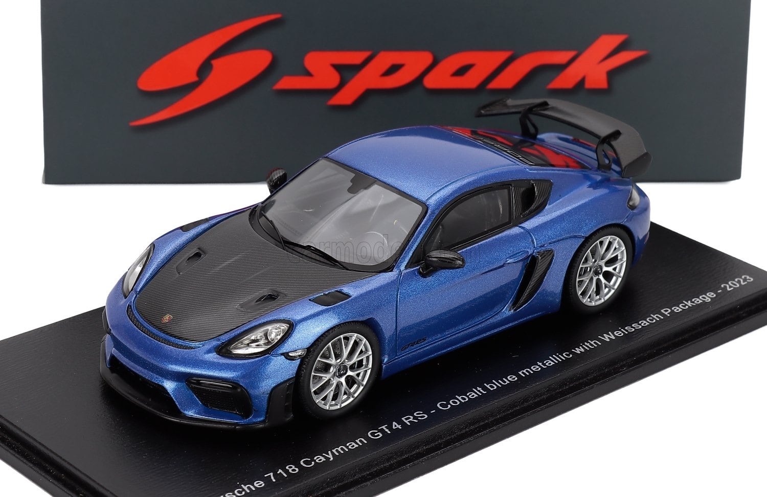 ミニカー 1/43 ポルシェ 718 ケイマン GT4 RS SPARK-MODEL 1/43