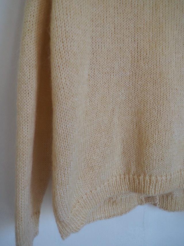 1980’s ~1990’s Mohair Mix Cardigan／L