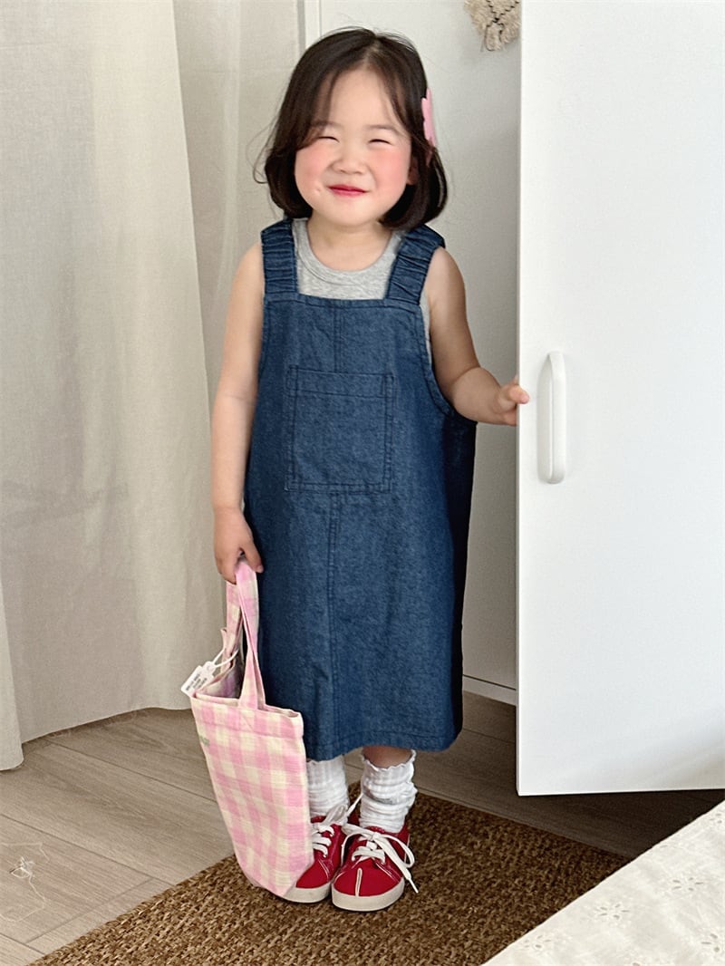 予約] 80-130cm デニムワンピース | 子供服のMurababy