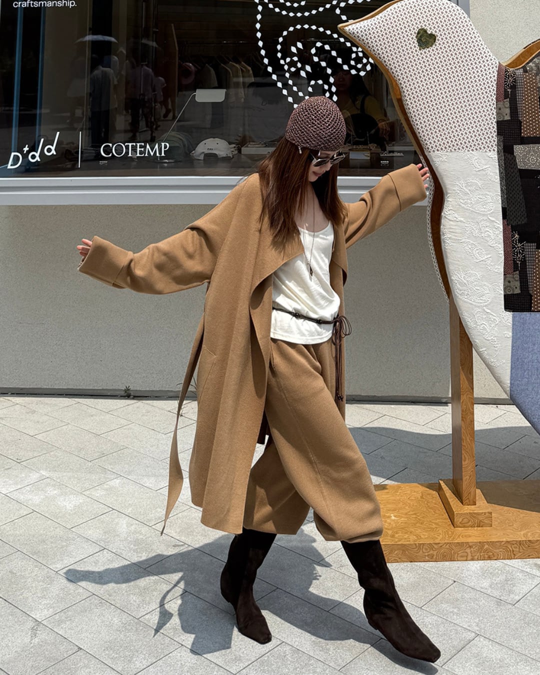 ウールリラックスパンツ A25019