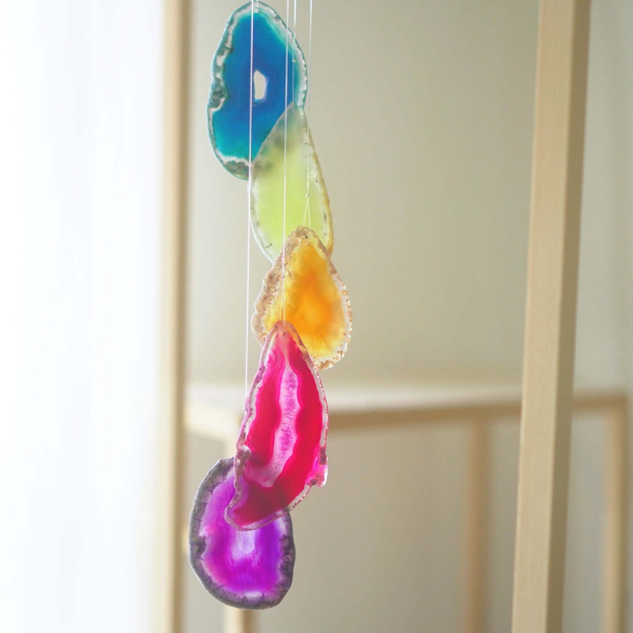 Summer Beach 08 - アゲートヒーリングチャイム / Agate Sun Catcher Wind Chime 671