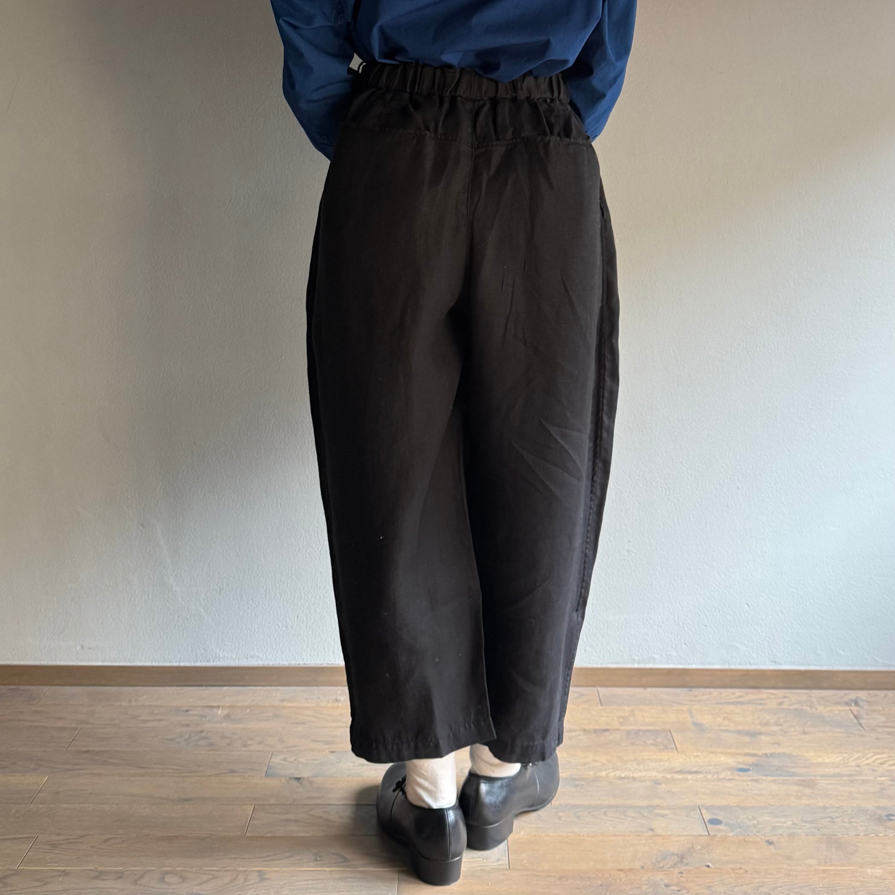 MITTAN PT-135 さざ波大麻パンツ 2 黒 | Routes*Roots