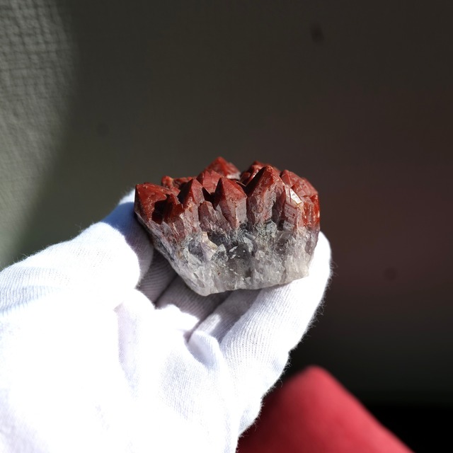 【陰陽を統合し、現実を一気に動かす変容の結晶】 アメトリン・レッドキャップス クラスター G4_3