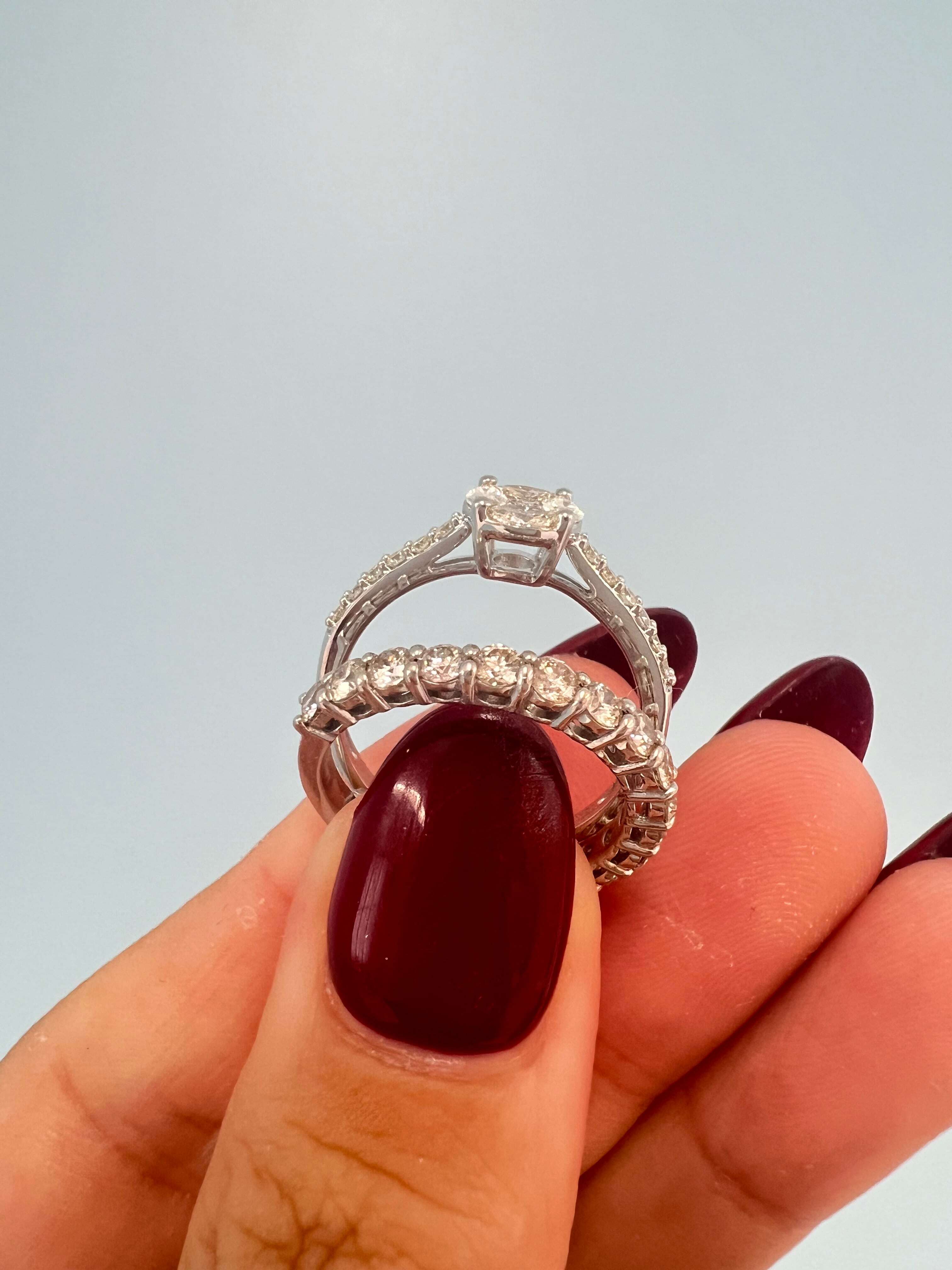 GEM QUEEN ハーフエタニティリング 1ct ハーフエタニティリング1ct | GEM QUEEN